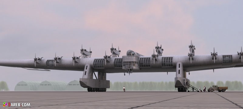 طائرة عسكرية روسية غريبة التصميم